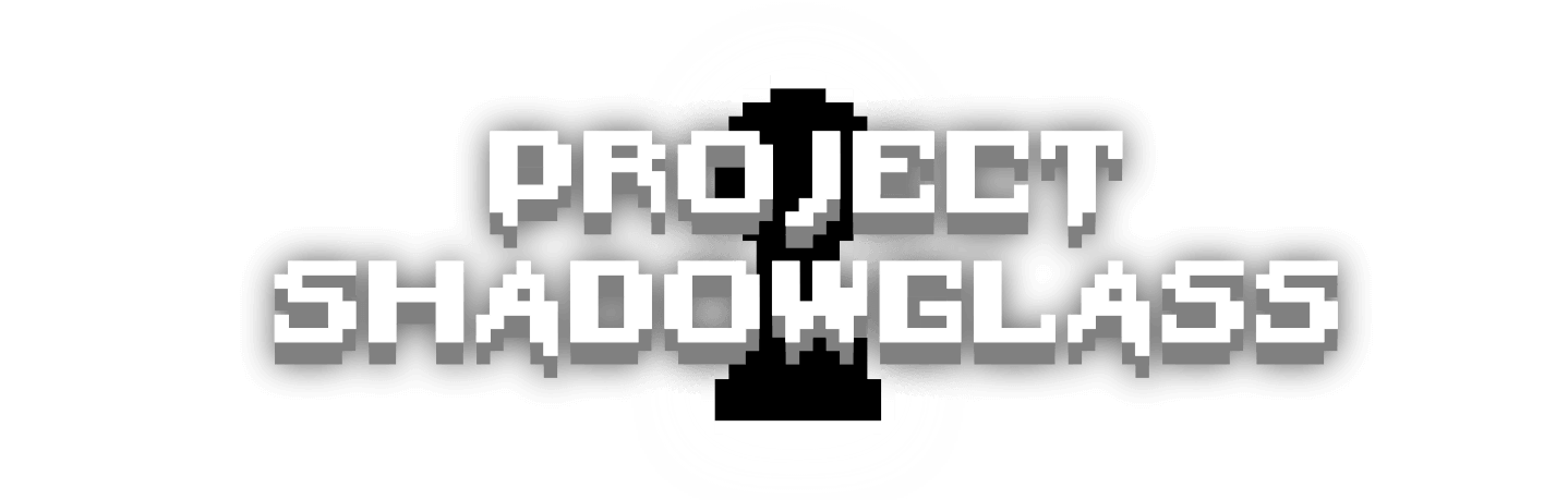 Project Shadowglass Logo - Dark Fantasy Immersive Sim Game